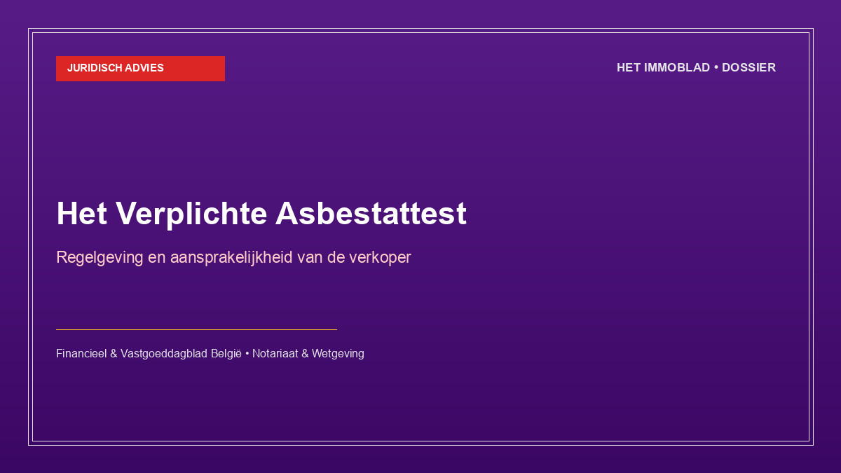 Asbestattest: verplichtingen en risico&rsquo;s bij de verkoop van oudere woningen