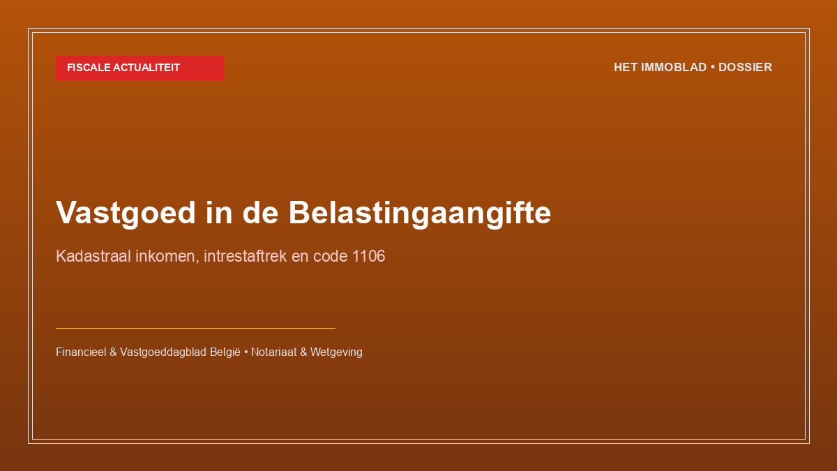 De fiscale behandeling van onroerend goed in de personenbelasting